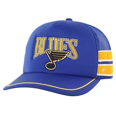 NHL St. Louis Blues Sideband Stripes Trucker Snapback Hat