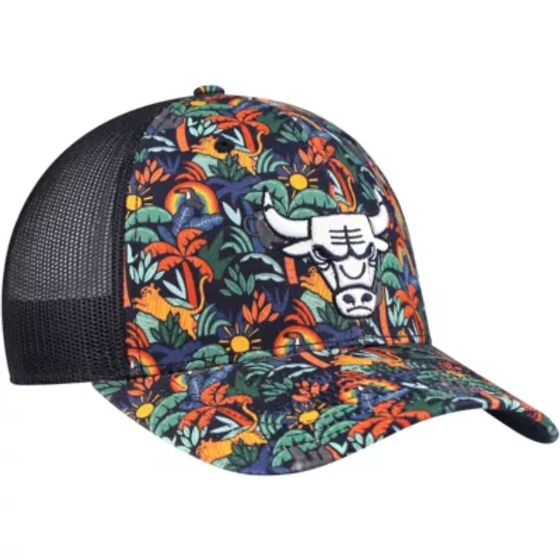 NBA Chicago Bulls Jungle Trucker Adjustable Hat