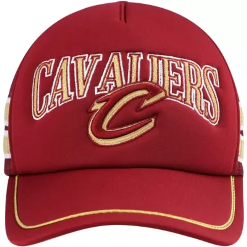 NBA Cleveland Cavaliers Sidebrand Stripes Trucker Adjustable Hat