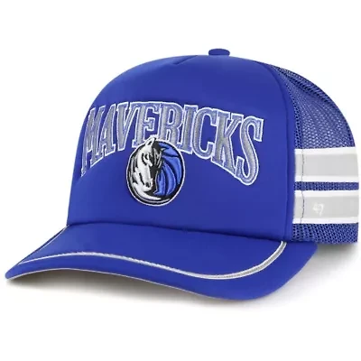 NBA Dallas Mavericks Sidebrand Stripes Trucker Adjustable Hat