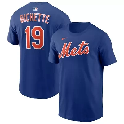 MLB Nike Bo Bichette New York Mets Name & Number T-Shirt