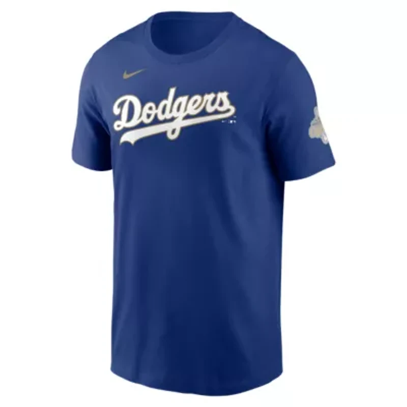 MLB Nike Clayton Kershaw Los Angeles Dodgers 2026 Collection Name & Number T-Shirt