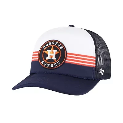 MLB Houston Astros Lift Off Foam Front Mesh Trucker Adjustable Hat