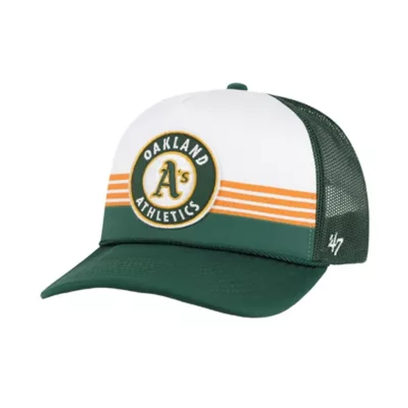 Cooperstown Teams Oakland Athletics Lift Off Foam Front Mesh Trucker Adjustable Hat