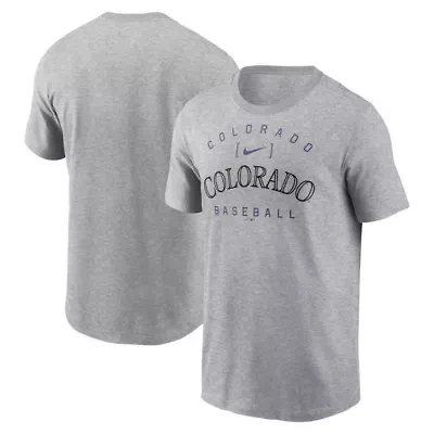 MLB Nike Colorado Rockies Home Team Athletic Arch T-Shirt