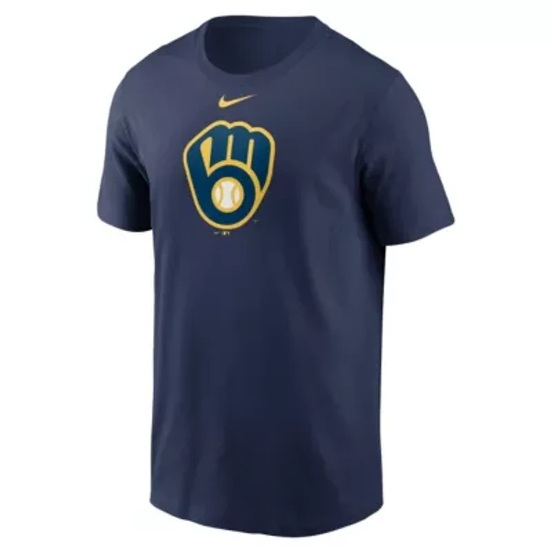 MLB Nike Milwaukee Brewers Fuse Large Logo T-Shirt