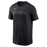 MLB Nike Miami Marlins Fuse Wordmark T-Shirt