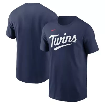 MLB Nike Minnesota Twins Fuse Wordmark T-Shirt