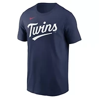 MLB Nike Minnesota Twins Fuse Wordmark T-Shirt