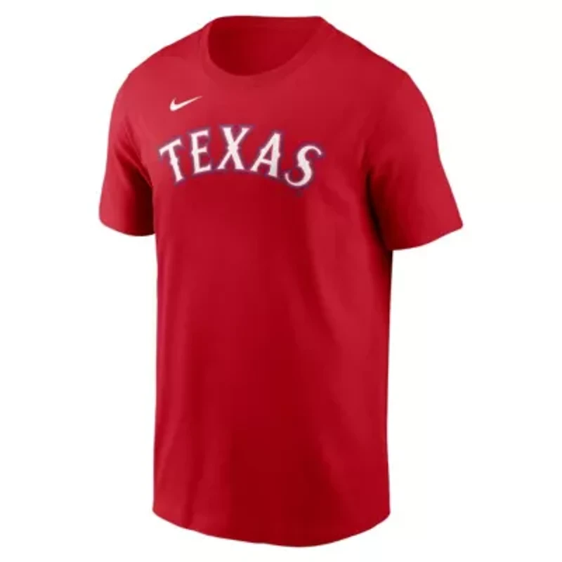 MLB Nike Texas Rangers Fuse Wordmark T-Shirt