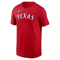 MLB Nike Texas Rangers Fuse Wordmark T-Shirt