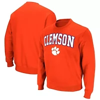 NCAA Clemson Tigers Arch & Logo Pullover Sweatshirt