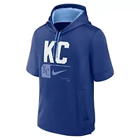 MLB Nike Kansas City Royals Tri Code Lockup Short Sleeve Pullover Hoodie