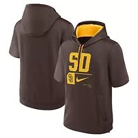 MLB Nike San Diego Padres Tri Code Lockup Short Sleeve Pullover Hoodie