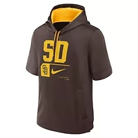 MLB Nike San Diego Padres Tri Code Lockup Short Sleeve Pullover Hoodie
