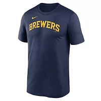 MLB Nike Milwaukee Brewers Legend Fuse Wordmark T-Shirt