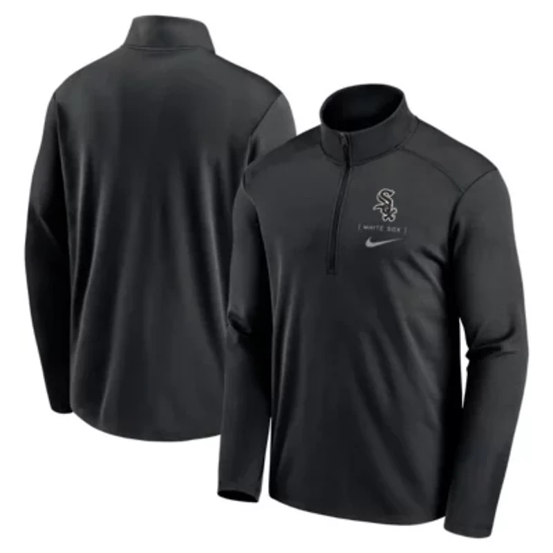 Chicago White Sox MLB Nike Franchise Logo Pacer Performance Half-Zip Top