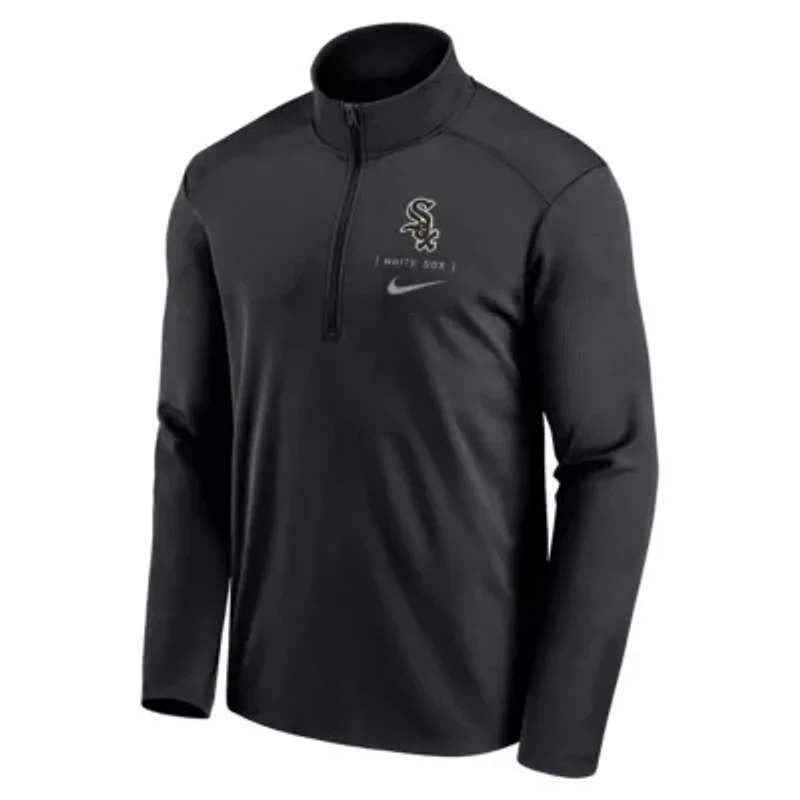 Chicago White Sox MLB Nike Franchise Logo Pacer Performance Half-Zip Top