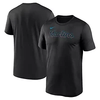 MLB Nike Miami Marlins Legend Fuse Wordmark T-Shirt