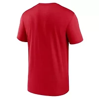 MLB Nike Atlanta Braves Legend Fuse Large Logo Performance T-Shirt