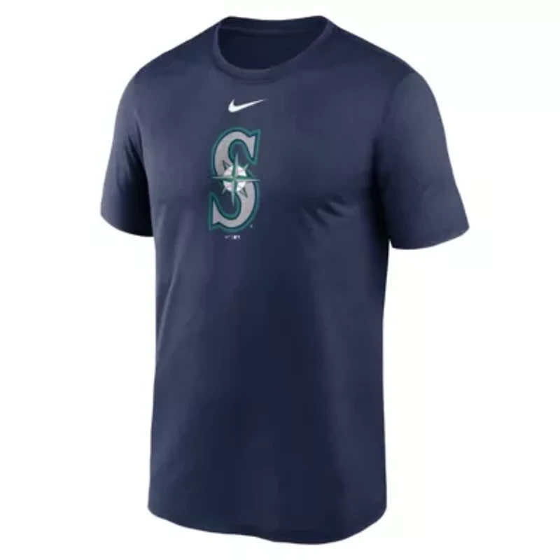 MLB Nike Seattle Mariners Legend Fuse Large Logo Performance T-Shirt