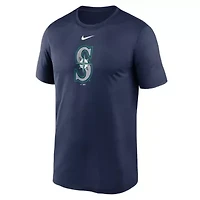 MLB Nike Seattle Mariners Legend Fuse Large Logo Performance T-Shirt