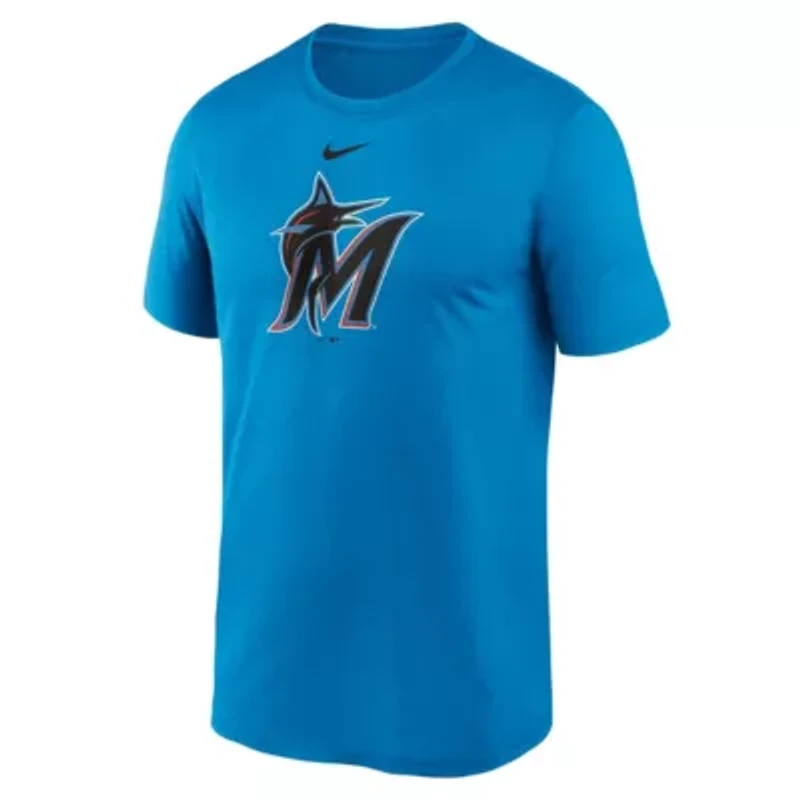 MLB Nike Miami Marlins Legend Fuse Large Logo Dri-FIT T-Shirt