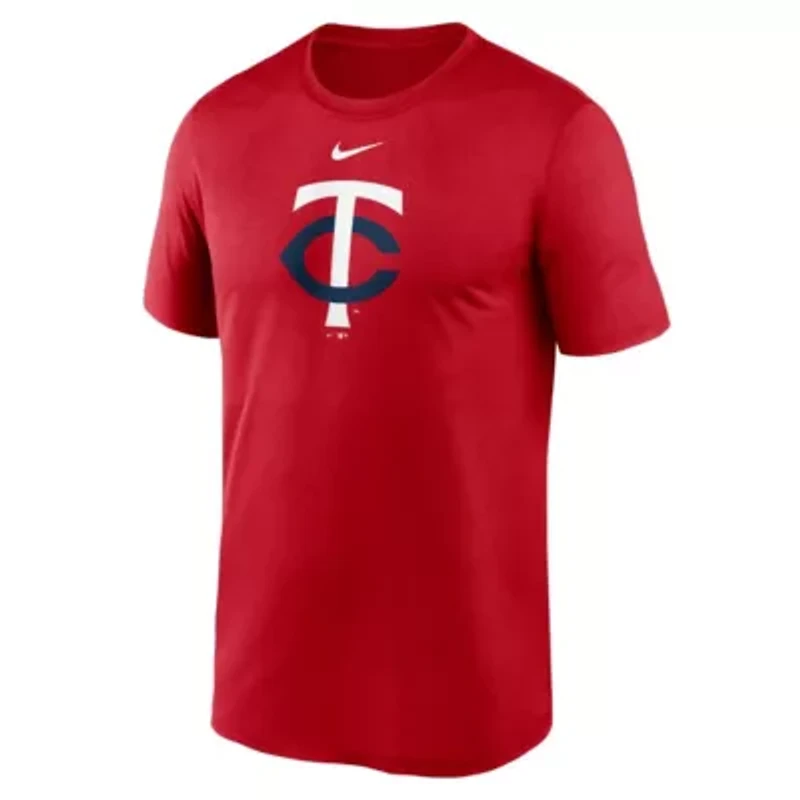 MLB Nike Minnesota Twins Legend Fuse Large Logo Performance T-Shirt
