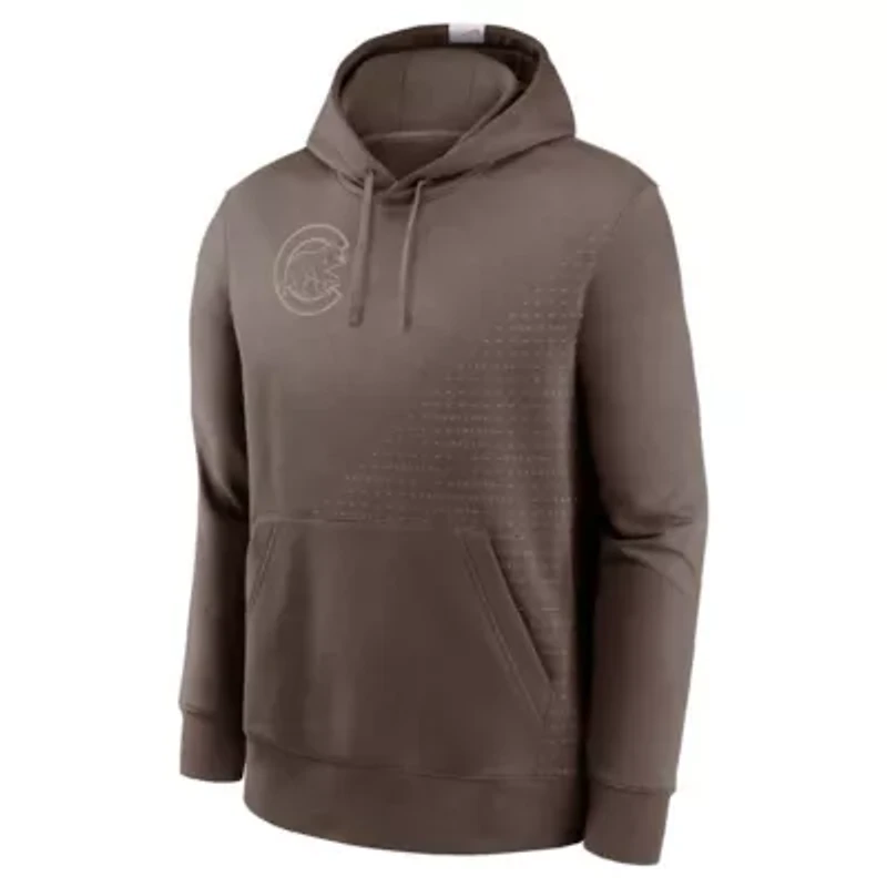 MLB Nike Light Chicago Cubs Statement Pullover Hoodie