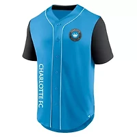 MLS Fanatics Charlotte FC Balance Fashion Baseball Jersey