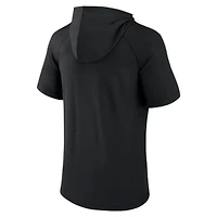 MLS Fanatics Austin FC Match Raglan Short Sleeve Pullover Hoodie