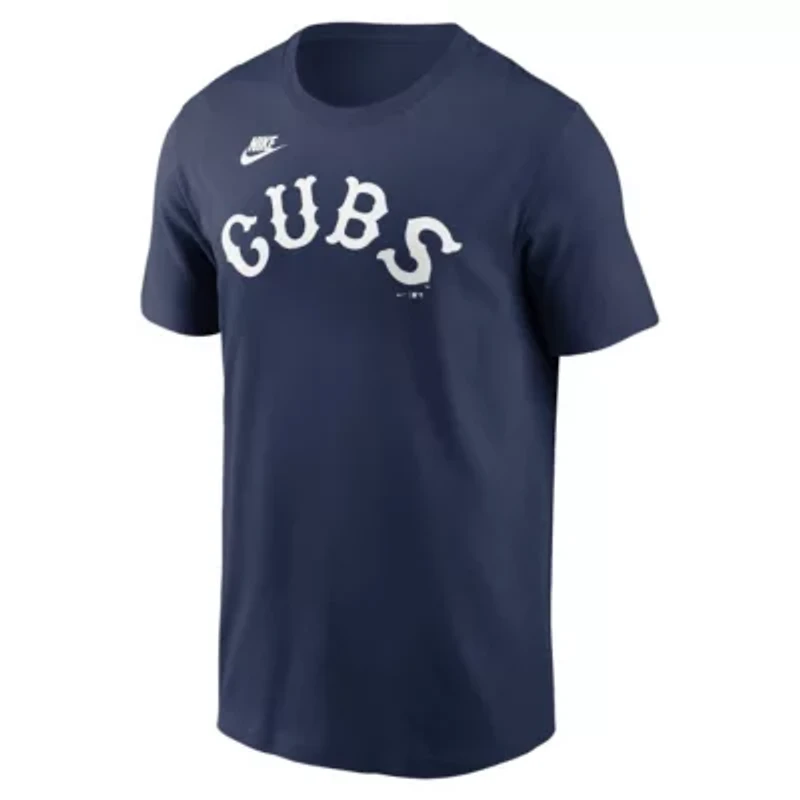 MLB Nike Chicago Cubs Cooperstown Wordmark T-Shirt