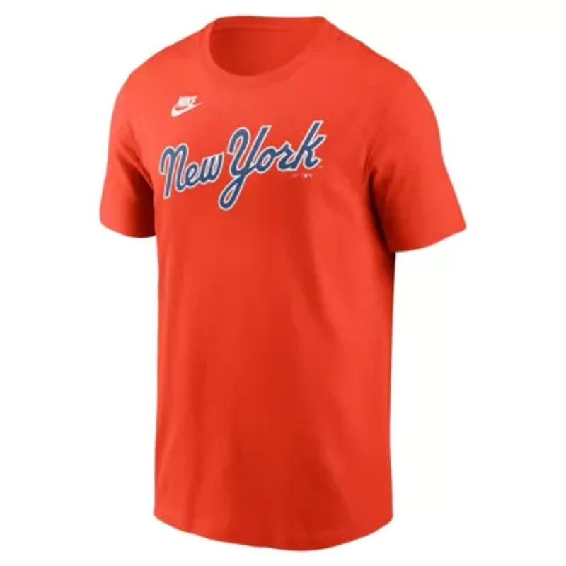 MLB Nike New York Mets Cooperstown Collection Wordmark T-Shirt