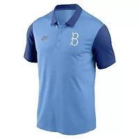 Cooperstown Teams Nike Light Brooklyn Dodgers Franchise Collection Polo