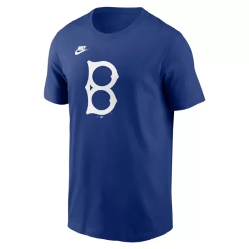 Cooperstown Teams Nike Brooklyn Dodgers Collection Team Logo T-Shirt