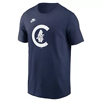 MLB Nike Chicago Cubs Cooperstown Collection Team Logo T-Shirt