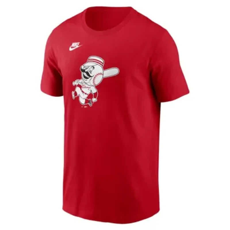 MLB Nike Cincinnati Reds Cooperstown Collection Team Logo T-Shirt