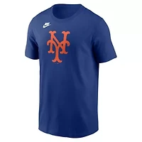 MLB Nike New York Mets Cooperstown Collection Team Logo T-Shirt