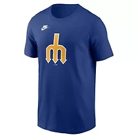 MLB Nike Seattle Mariners Cooperstown Collection Team Logo T-Shirt
