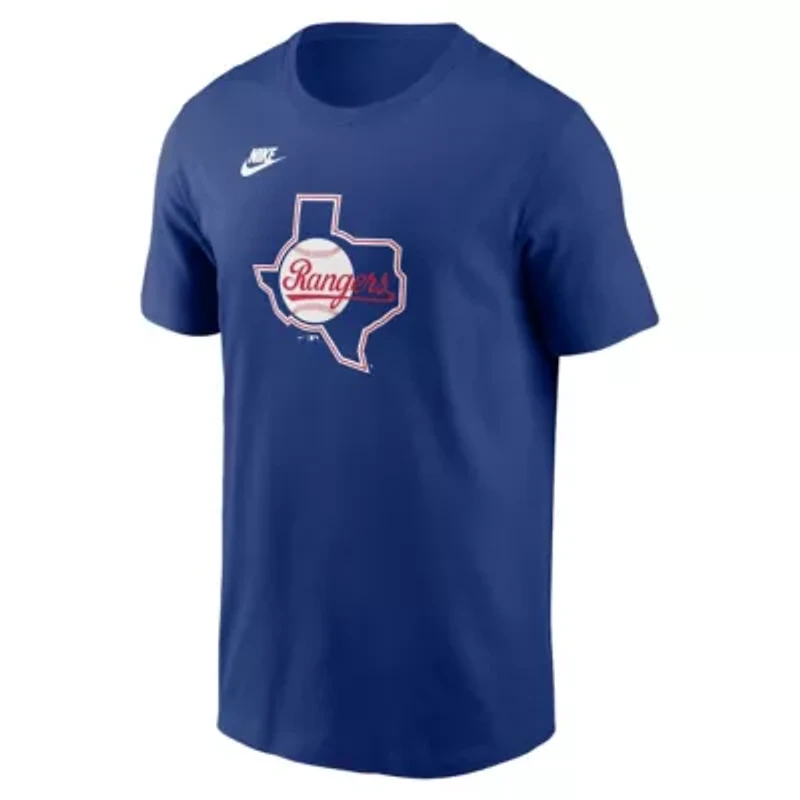 MLB Nike Texas Rangers Cooperstown Collection Team Logo T-Shirt