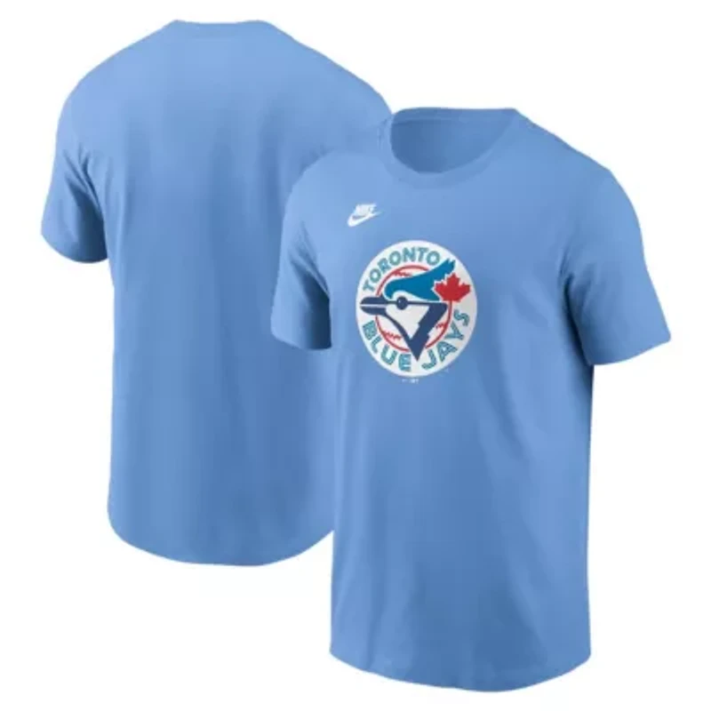 Toronto Blue Jays MLB Nike Powder Cooperstown Collection Team Logo T-Shirt