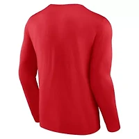 MLB Fanatics St. Louis Cardinals Strike the Goal Long Sleeve T-Shirt