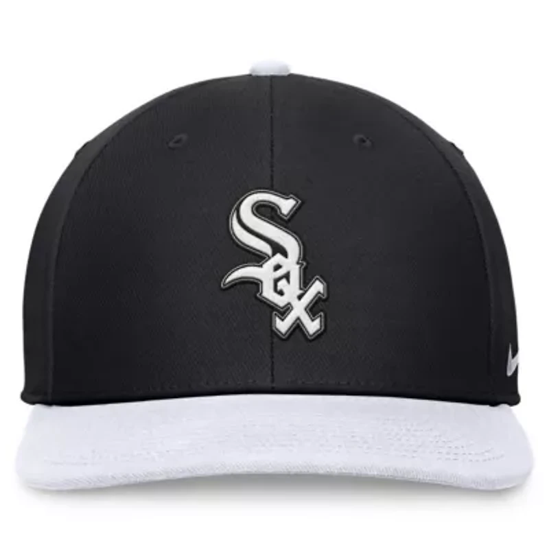 Chicago White Sox MLB Nike Black/White Chicago Sox Two-Tone Snapback Hat