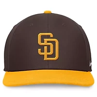 MLB Nike Brown/Gold San Diego Padres Two-Tone Snapback Hat