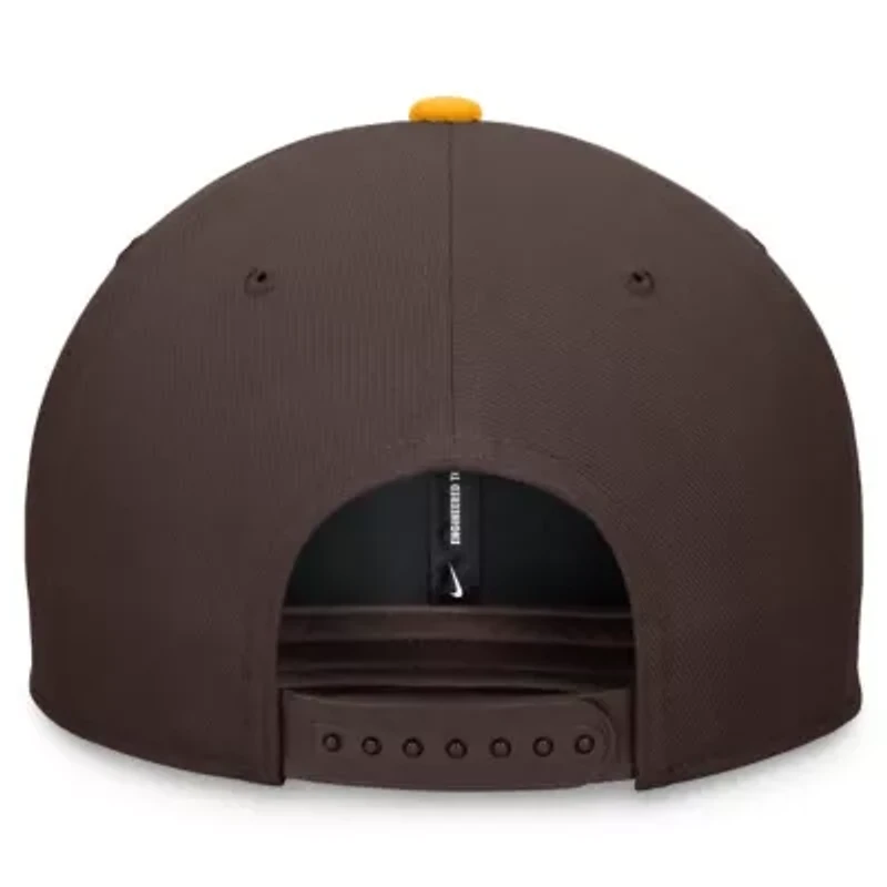 MLB Nike Brown/Gold San Diego Padres Two-Tone Snapback Hat