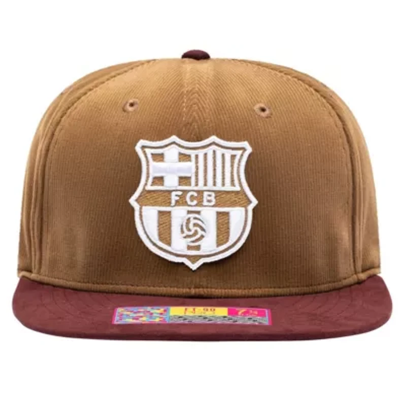 La Liga Barcelona Cognac Fitted Hat