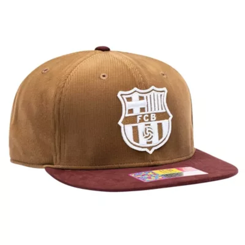 La Liga Barcelona Cognac Fitted Hat