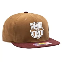 La Liga Barcelona Cognac Fitted Hat
