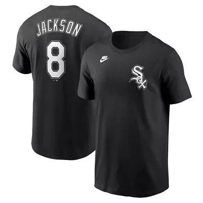 Chicago White Sox MLB Nike Bo Jackson Cooperstown Collection Fuse Name & Number T-Shirt
