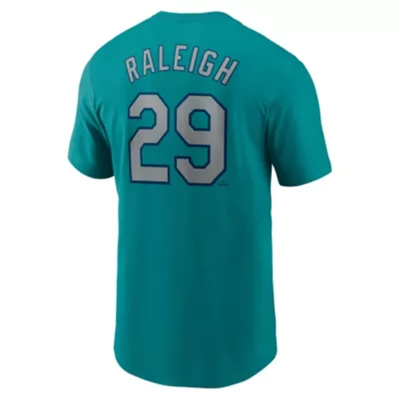 MLB Nike Cal Raleigh Seattle Mariners Fuse Name & Number Inline T-Shirt